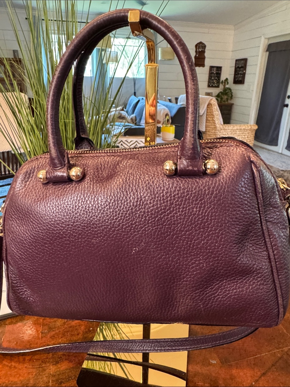 Kate Spade New York Charles Street "Mini Brantley" Leather Satchel - Picture 6 of 15